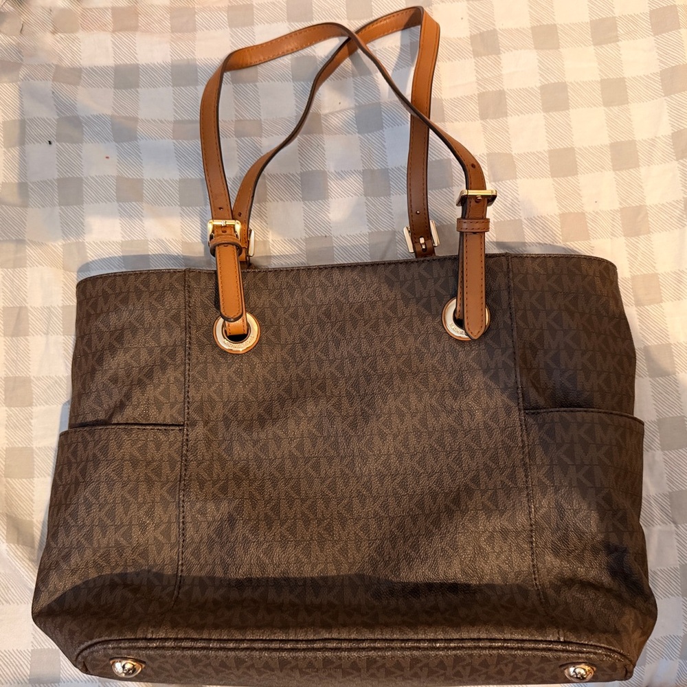 Michael Kors Dark Brown Signature Tote
